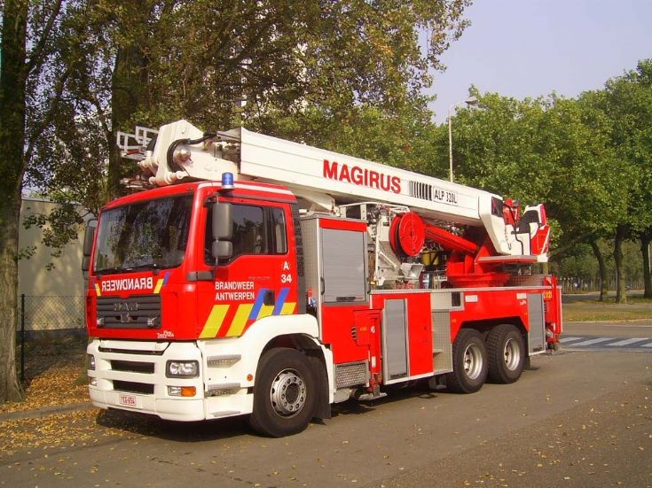 MAN Magirus ALP brandweer Antwerpen