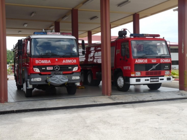 Mercedes And Volvo Brunei Fire and Rescue