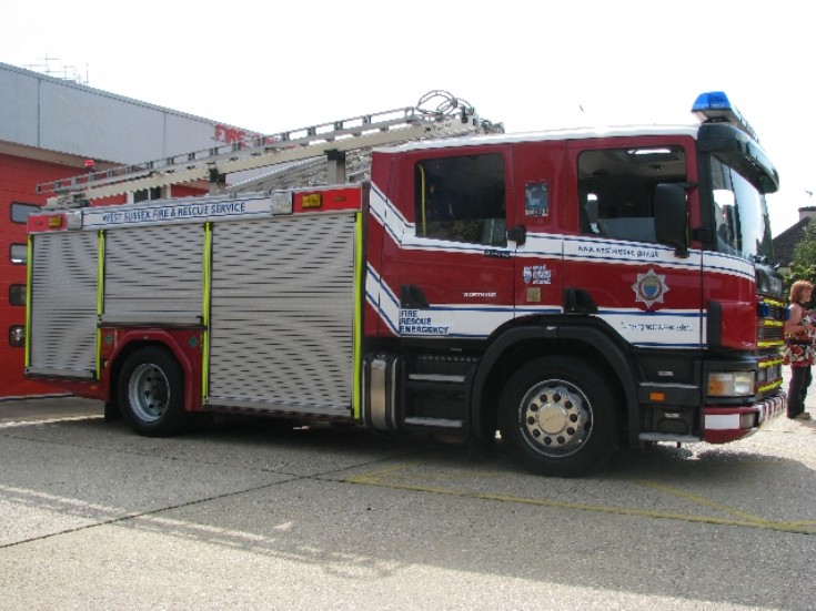 West Sussex Fire and Rescue Scania