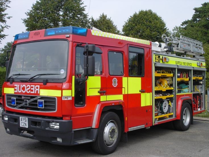 Suffolk Fire service Volvo Saxxon