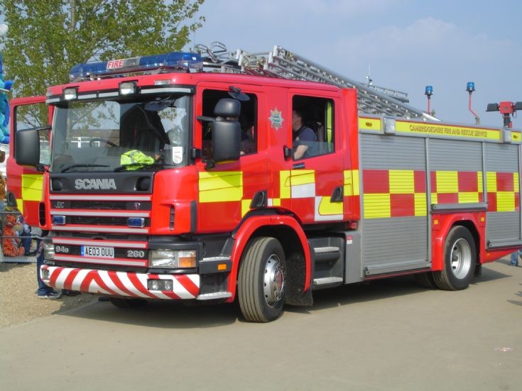 Cambridgeshire Fire service Scania
