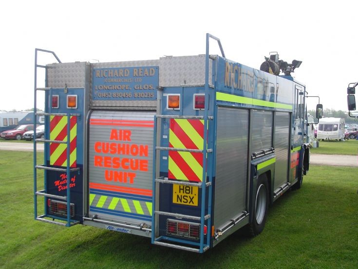 Second life Fife Fire appliance back