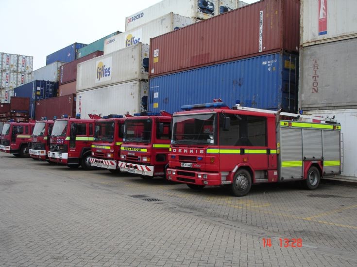 Fire engines ready for shipping