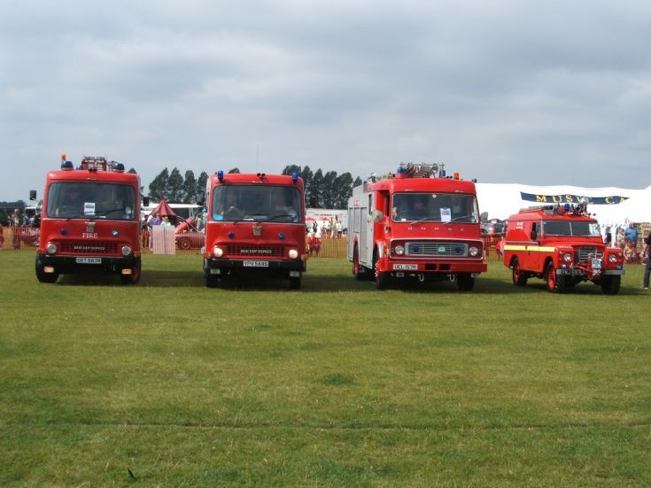 East Anglian Fire engine line up
