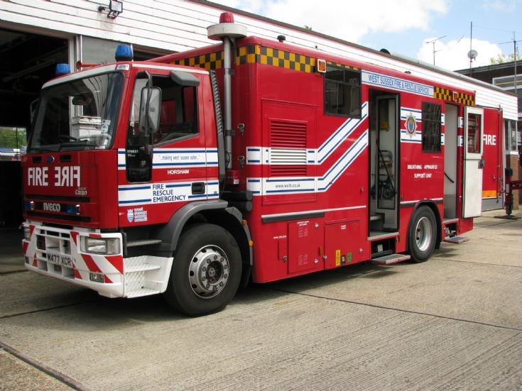 Horsham Fire station Iveco BA support unit