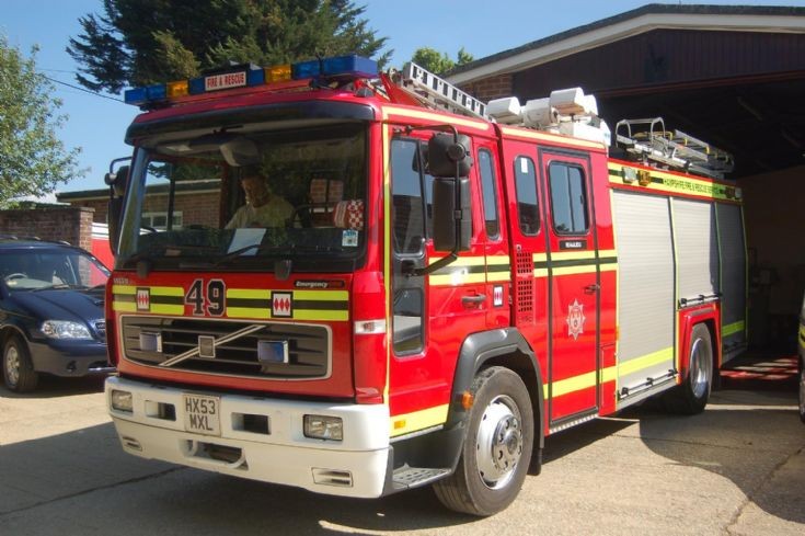 HX53 MXL Water Tender Beaulieu Hampshire FRS