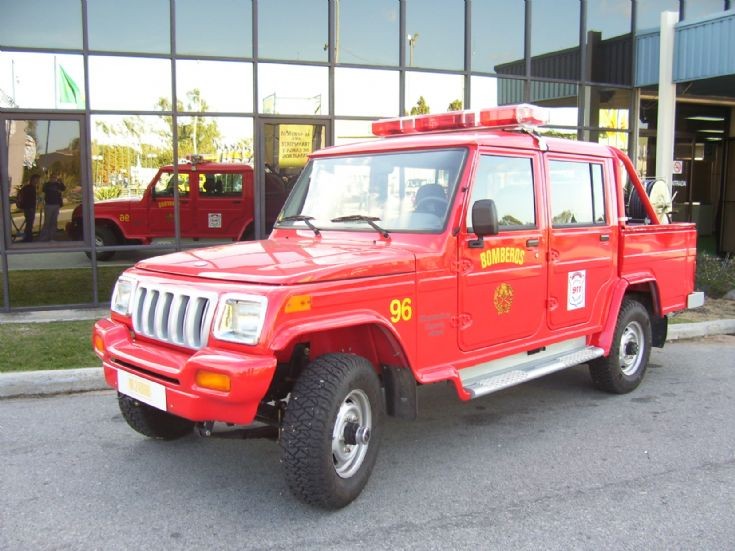 Fire brigade Montevideo Jeep