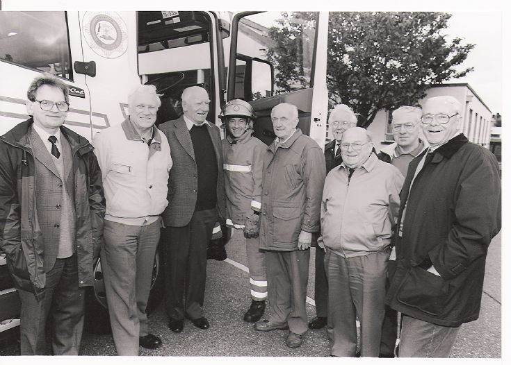 Retired Grampian Fire Brigade fire men 