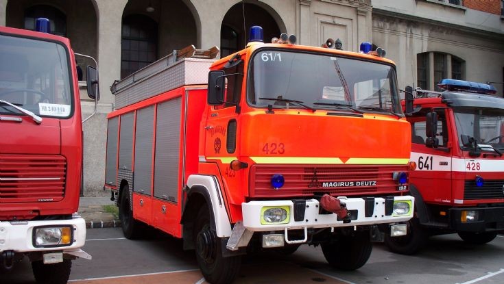 Magirus Deutz Fire engine Uruguay