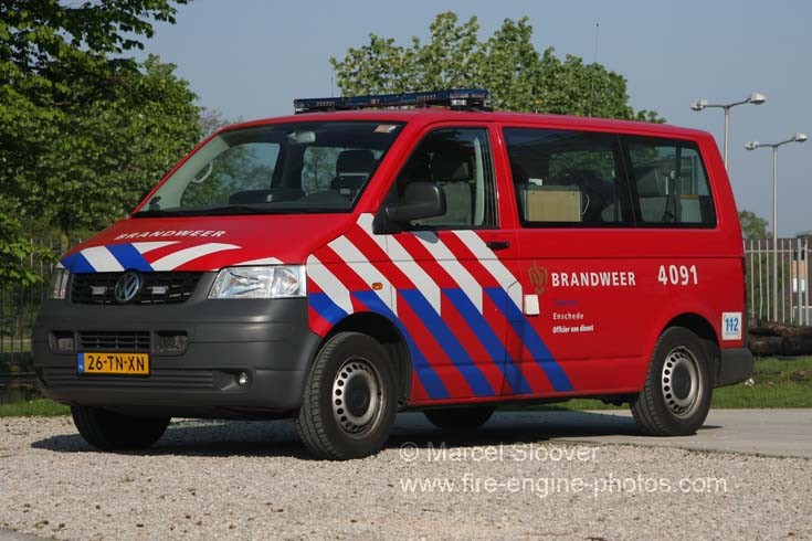 Duty officer VW T5 Brandweer Enschede