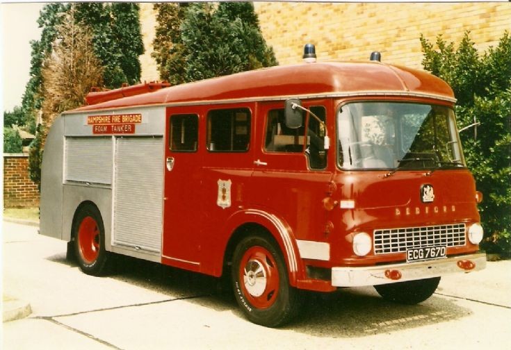 Bedford Tk ECG 767D Foam Tanker