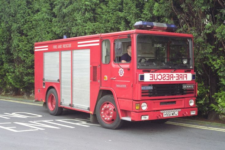 Tadcaster H551MAJ. Dennis/HCB Angus ET