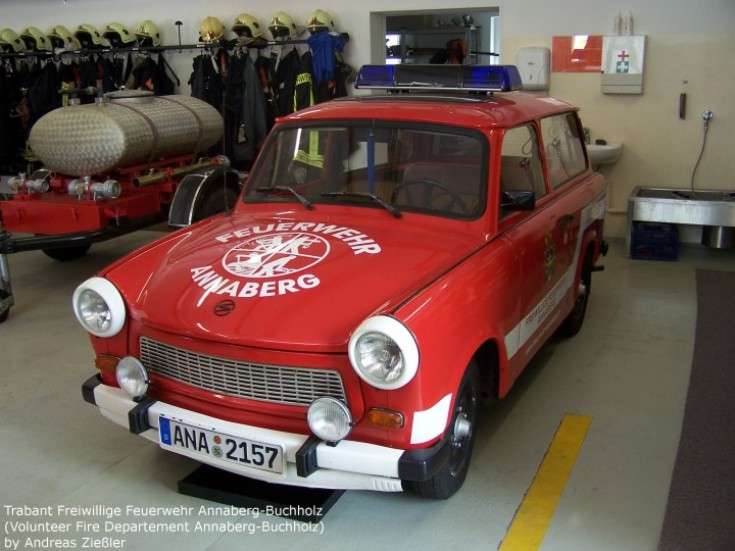 Trabant 601 Feuerwehr Annaber-Bucholz