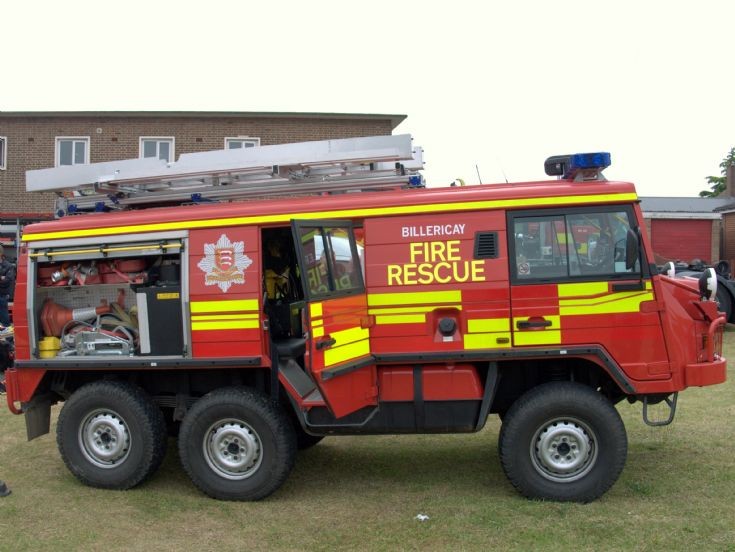 Pinzgauer at Grays Fire station