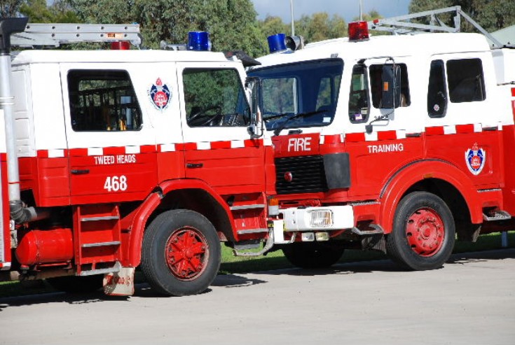 Fire Engines Photos - Armidale Training Centre Scania Mercedes