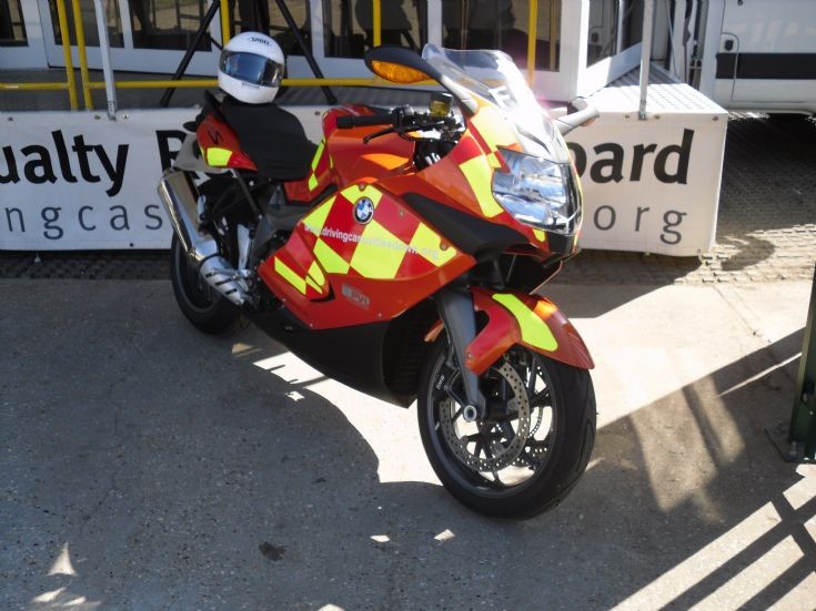 Essex Fire and Rescue Service BMW motorcycle