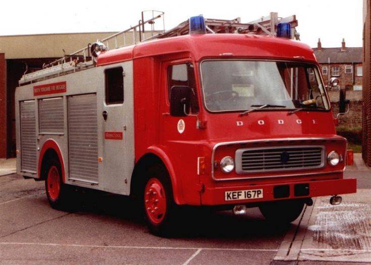 North Yorkshire Fire brigade Dodge HCB Angus