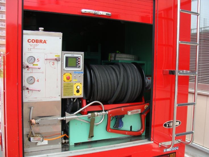 tokyo Fire brigade Hyper rescue back