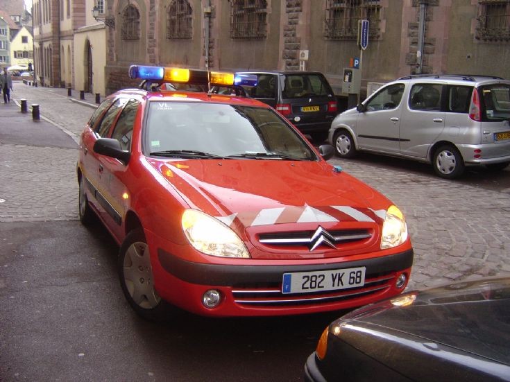 Liaison vehicle officer on duty Citroen