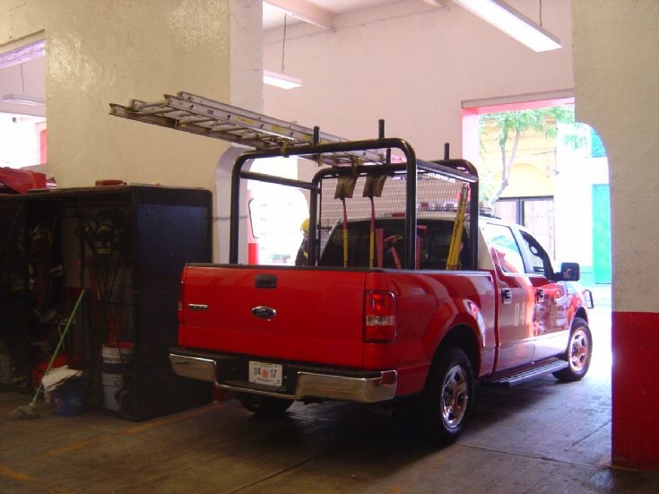 Tacubaya Fire station Mexico City Ford back