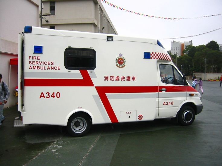 Ambulance  A340 Hong Kong