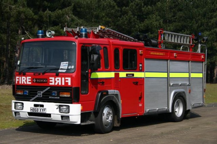 Suffolk Fire Engine Services Volvo FL6 H868XYF