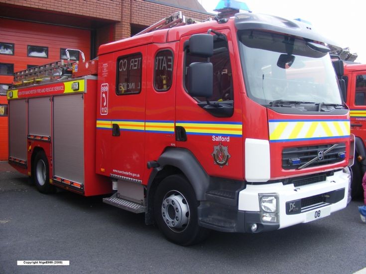 Greater Manchester Volvo pump 08 plate.