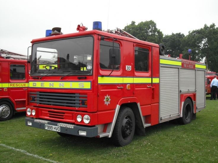 Nottinghamshire Fire Brigade Dennis Appliance
