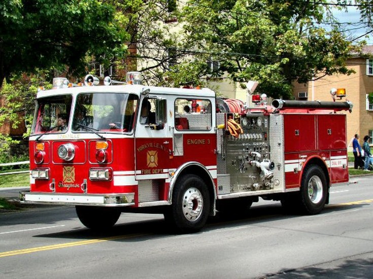 Yorkville Fire department Engine 123
