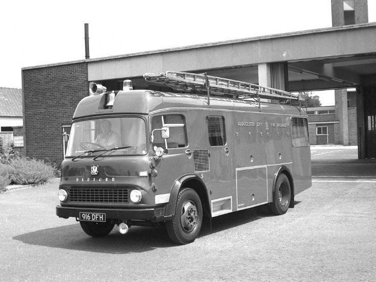 City of Gloucester fire brigade Bedford 