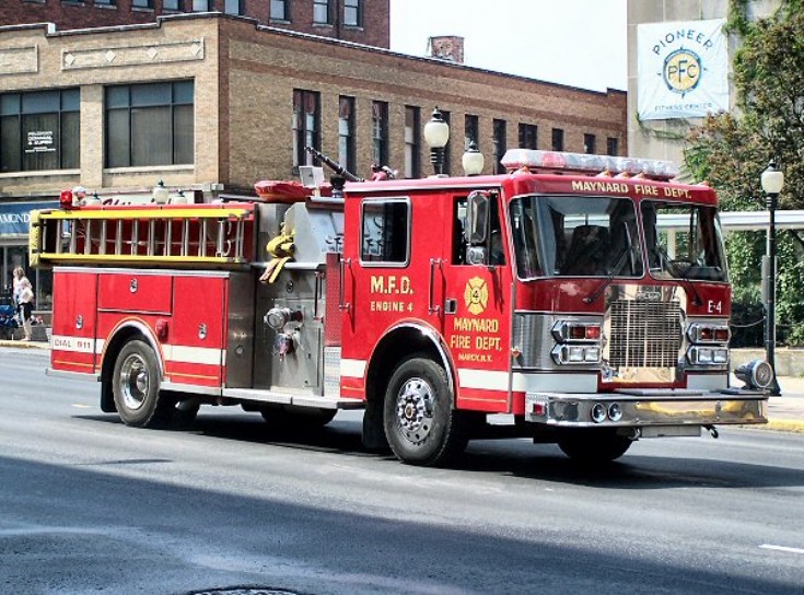Maynard Fire department NY USA Engine 4