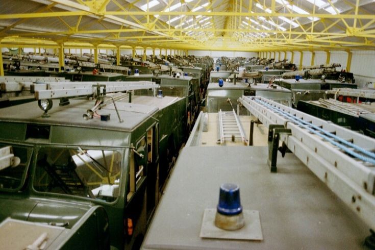 Green Goddesses in storage