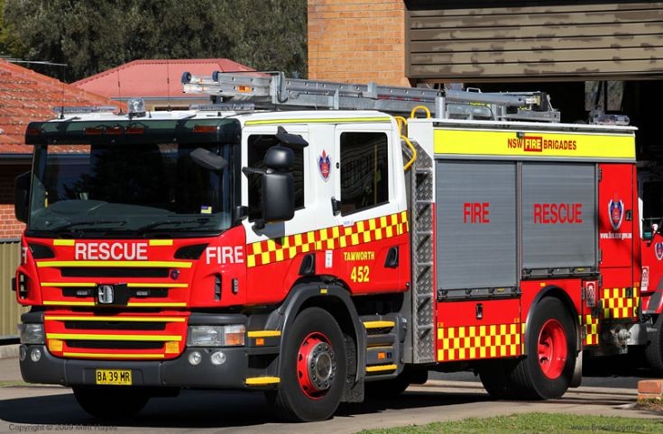New South Wales Fire Brigade Scania 