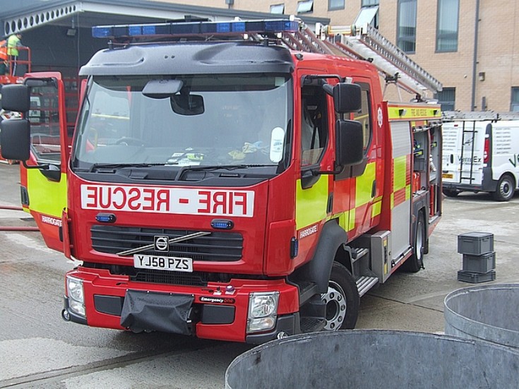 YJ58PZS rear yard, Harrogate .