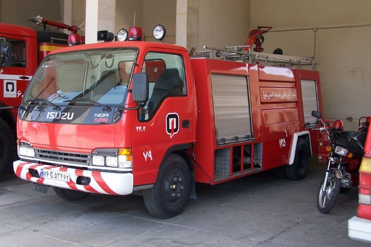 Isuzu pumper in Shiraz (Iran)