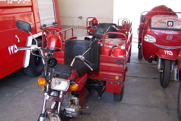 Mizan trike in Shiraz (Iran)