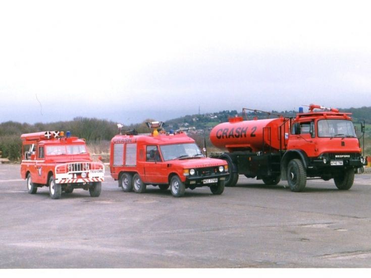 Westland Helicopters fire engines