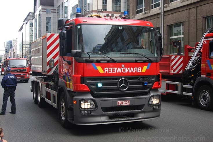 Brandweer Turnhout Mercedes Benz Actros 