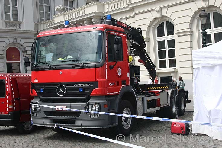 Brandweer Brussel Mercedes Actros Prime mover