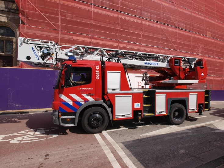 Mercedes Magirus Turntable ladder Amsterdam
