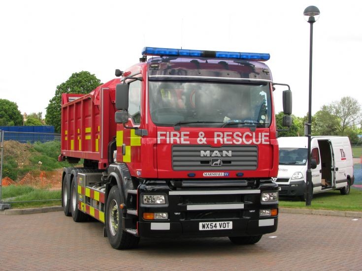 Urban Search and Rescue MAN prime mover WX54VOT