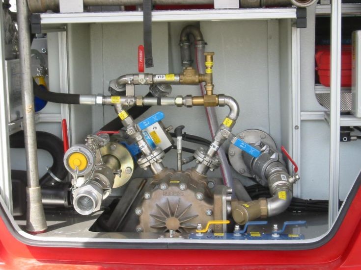 North Yorkshire Trail Vehicle view pump section