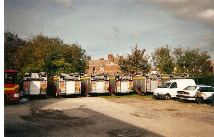 Dorset Fire And Rescue Service Volvos back