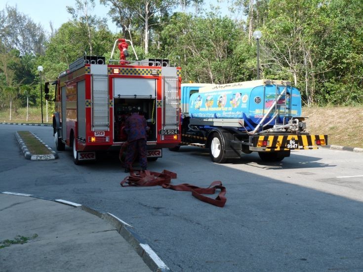 WRT4 and PWD Water Tanker Brunei