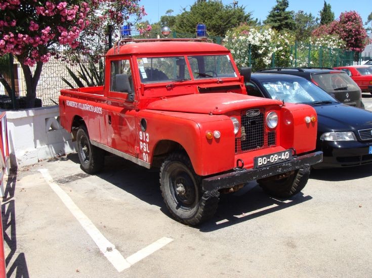 Bombeiros Lagos Portugal Land Rover