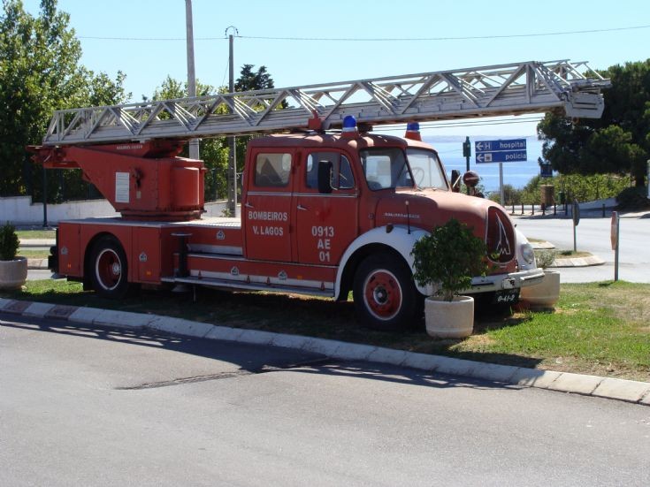 Magirus Deutz Turntable ladder Lagos Portugal