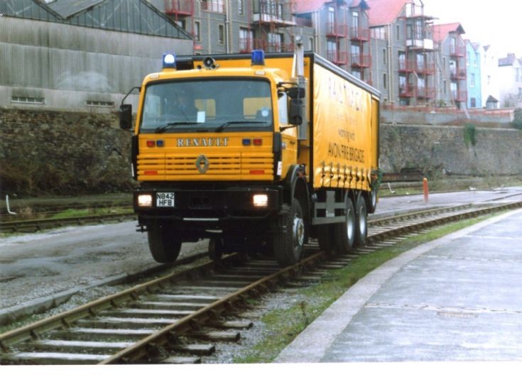 Avon Renault road/rail vehicle.