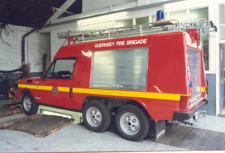 Guernsey Fire brigade - New Range Rover - 1987