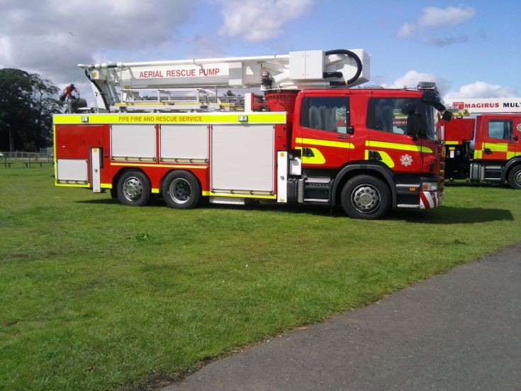 Fire Engines Photos Fife Fire & Rescue Service's new Scania P310 ARP