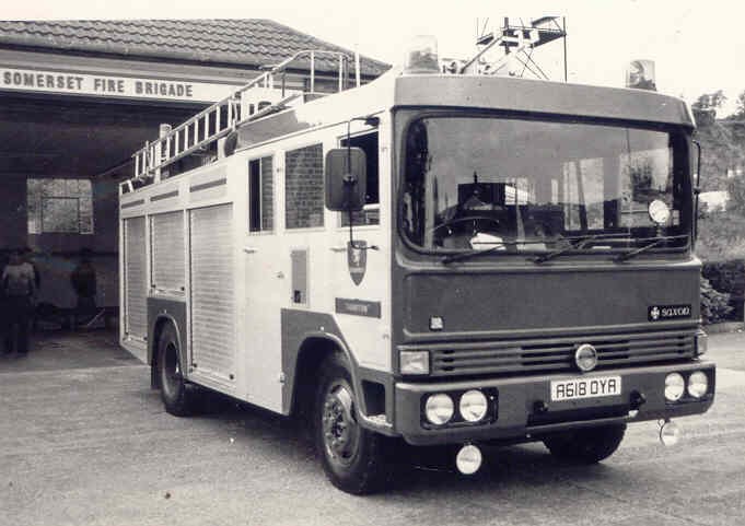 Another Bedford stand-by at Minehead - 1987